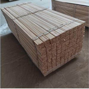 Building Construction Paulownia Triangle Chamfer Timber Strip