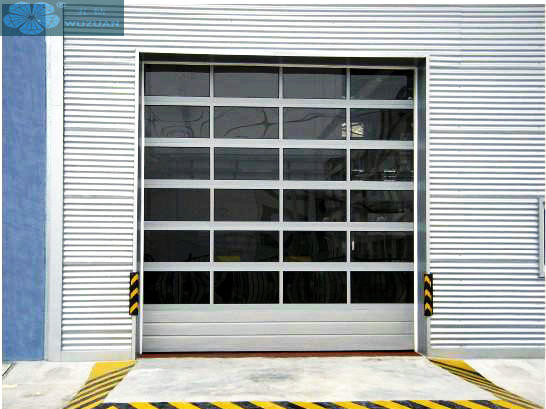 Buy 0.326mm 3m Rail Polycarbonate Glass Panel Garage Doors at wholesale prices