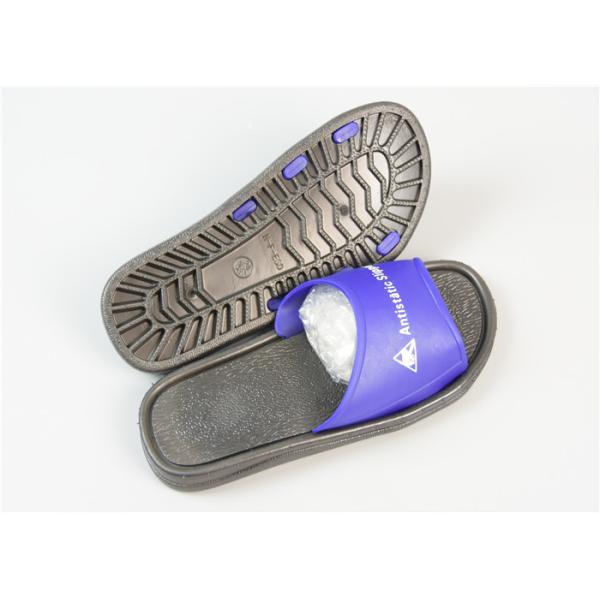 Buy Anti Static Blue Black Cleanroom ESD SPU Slipper Dust Proof Anti Slip at wholesale prices