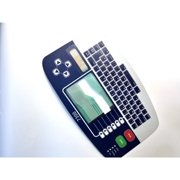 One Clik Button Embossedkeypad Switch Panel With Flexible Copper Cable