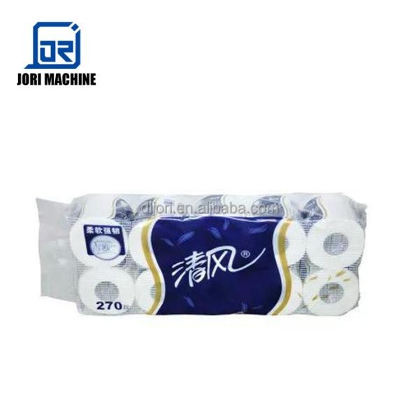 Factory Hot Sale Full Automatic Multi Rolls Plastic Bag Packing Machine For Toilet Paper And Kitchen Tissue
