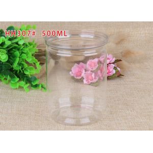 Drinks PET Plastic Cylinder Containers Good Barrier Properties 360ml Easy