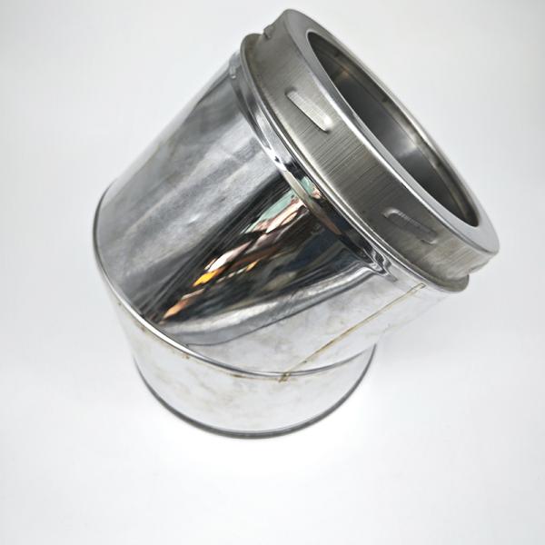 Stove Flue Double Wall Stainless Steel Chimney Pipe With Twist Lock System