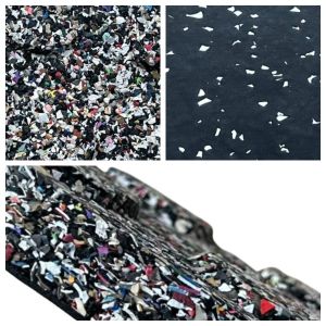 Reclaimed Rubber Tiles From Scrap Materials Used in Tire 1m*1m 50cm*50cm 6000sqm