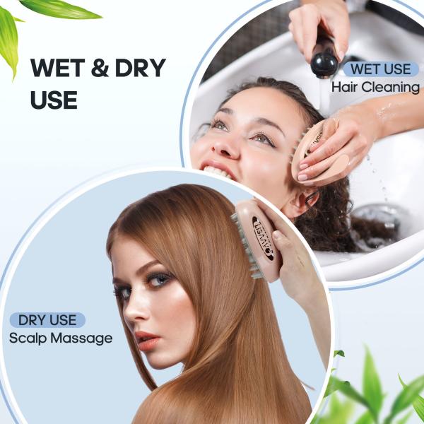 Hair Washing Scalp Massager features