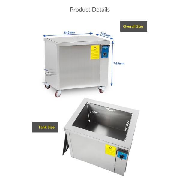 189l 40khz Industrial Ultrasonic Cleaners Digital Power Adjustable Ultrasonic Washing Machine