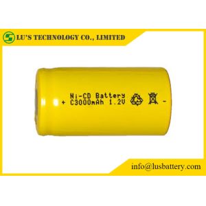 NI-CD 1.2V C3000mah Nickel Cadmium Rechargeable Battery Customized Color
