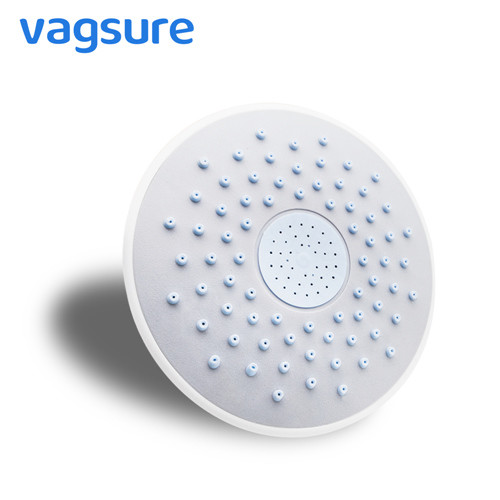 Light ABS Ceiling Mounted Shower Head , High Pressure Round Shower Head 19CM
