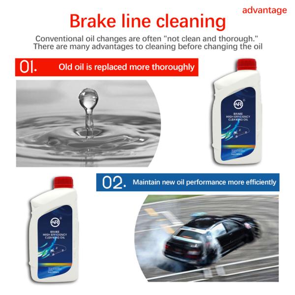 Long Shelf Life Three Years Brake Fluid System Cleaning Fluid for Cars 946ML Capacity