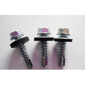 DIN7504 K EPDM hexagonal self drilling screw