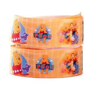 China factory custom printed logo satin ribbon