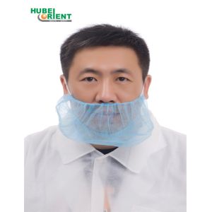 Disposable Soft Non-Woven Beard Protective Cover With Double Elastic