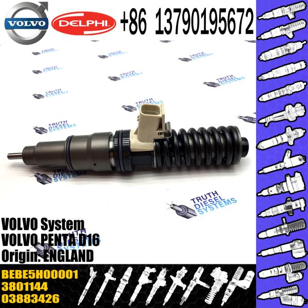 High Quality Diesel Fuel Injector 3883426 3801144 03883426 BEBE5H00001 For VOL PENTA D16