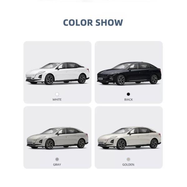 Direct Hongqi E-QM5 Electric Taxi Car 0km Second Hand Hongqi Electro Car Vehicles 136 HP 99 kW Engine with Fast Charging