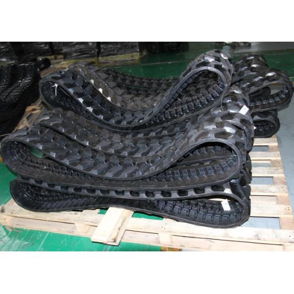 Mini Excavator Rubber Tracks 3360mm Overall Length For Skid Steer Loaders