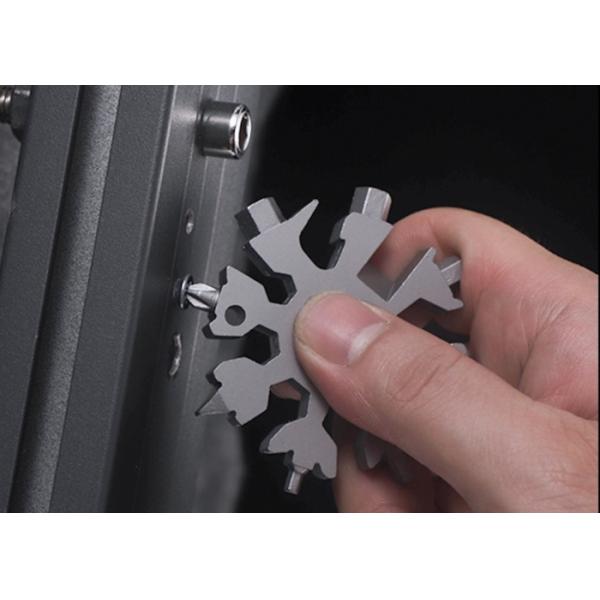 60*60*6MM Multi-purpose Stainless Steel EDC Tool Card Sandblasting Metal Bottle Opener Customized Design