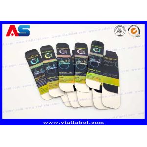 Custom Pharmaceutical Printed Pill Label Sticker For Glass Vial Bottle custom