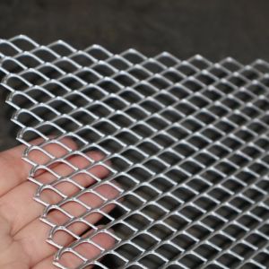 Aluminum Expanded Stretched Metal Mesh Diamond Shape Anodized Powder Coating