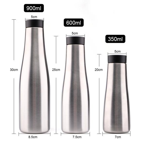 20oz Double Wall Stainless Steel Thermos Vacuum Flask Insulated 360 degree Water Outlet Sport Water Bottle