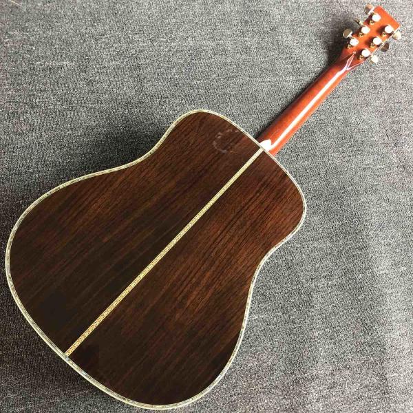 Custom Top Quality Solid Spruce Top Rosewood Back & Sides Acoustic Cutaway Guitar