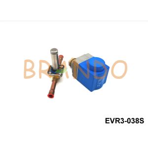 Medium Pressure Refrigeration Solenoid Valve EVR3-038S 220VAC 12VDC