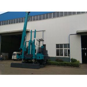 Small Hydraulic Piling Machine , Mini Pile Driving Equipment Energy Saving