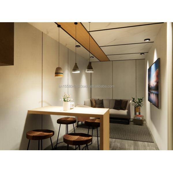 Removable Sandwich Panels Flat Pack Prefabricated Garden House for Easy Assembly and Transport in 20ft or 40ft Container