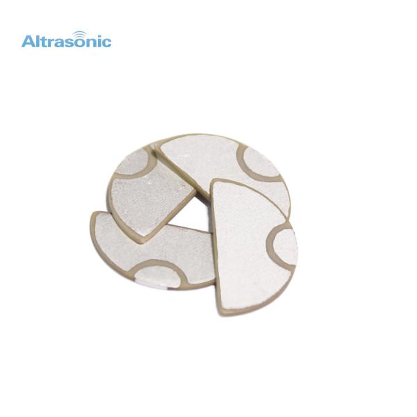 Semicircle Ultrasonic Transducer Ceramic Sheet Disk For Fetal Doppler Monitor