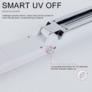 White 280mm 60℃ 20000h 3W Portable UV Disinfection Lamp