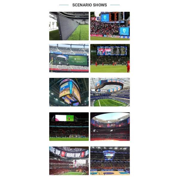 Digital Billboard LED Outdoor Advertising Screens P6.67 Stadium