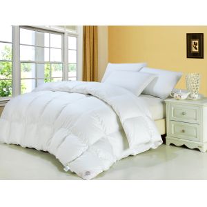 Luxury King 90% White Warm Down Feather Quilt for Winter , Household or Hotel