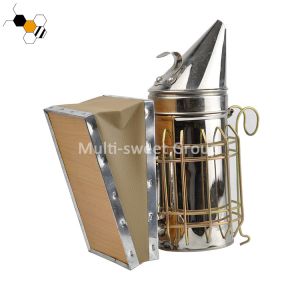 10cm Barrel Diameter Leatheroid SS Bee Hive Smoker