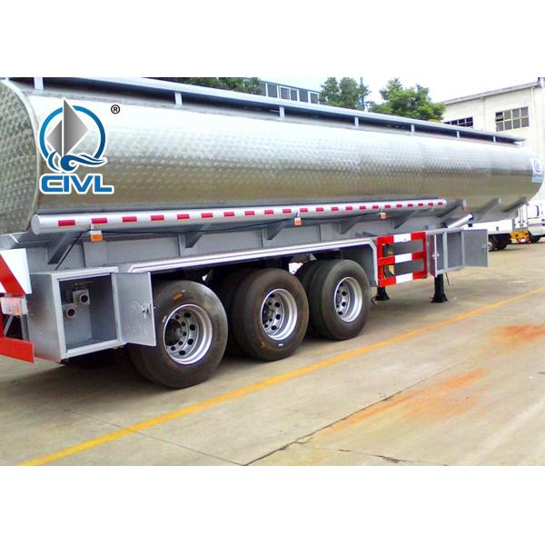 New 60 CBM Oil Tank Truck 3 Axles Semi Flatbed Semi Trailer Trucks For Oil Fuel Transport