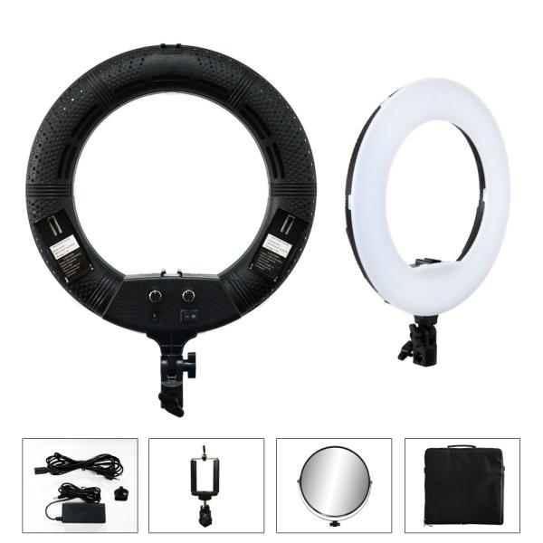 38w Selfie 12inch Inch Led Ring Light Blogger Kit Turning Knob Makeup Set