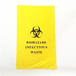 Hazardous Trash Can Liners – Medical Grade No Leak Bags - Biohazard Symbol for