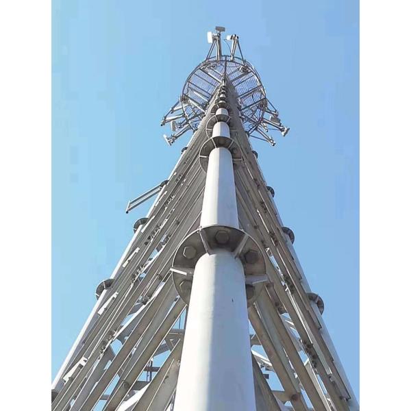 Buy 20m Three Legs GSM Mast Mobile Cell Tower at wholesale prices