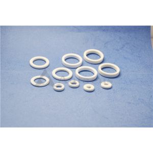 China Ivory Alumina Ceramic Washer 95% AL2O3 Machining Ceramic Material on sale