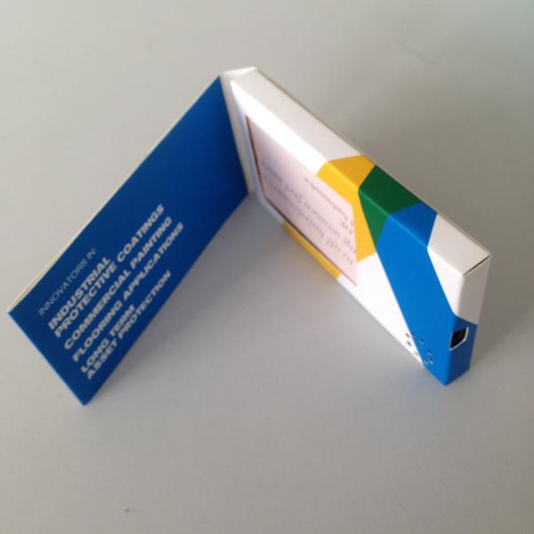 Europe Regional Feature and Card Product Type 2.4 inch LCD Video Name Badge hot sell advertising tft lcd video badge