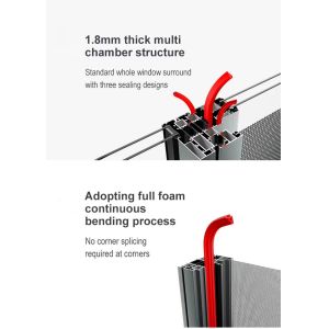 Atomic White Commercial Aluminium Casement Window Insulating Glass Aluminum