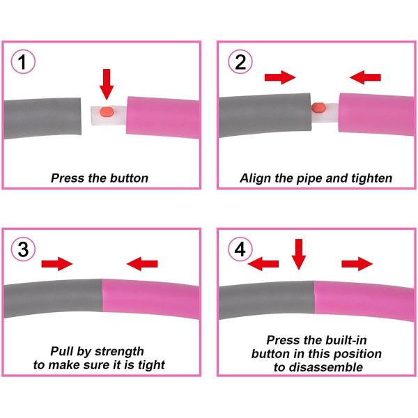 OEM Diameter 92cm Weighted Fitness Hoop For Home