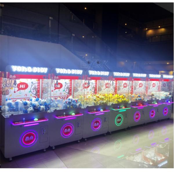 Indoor Toy Crane Claw Machine Coin Operated 90W For Kids