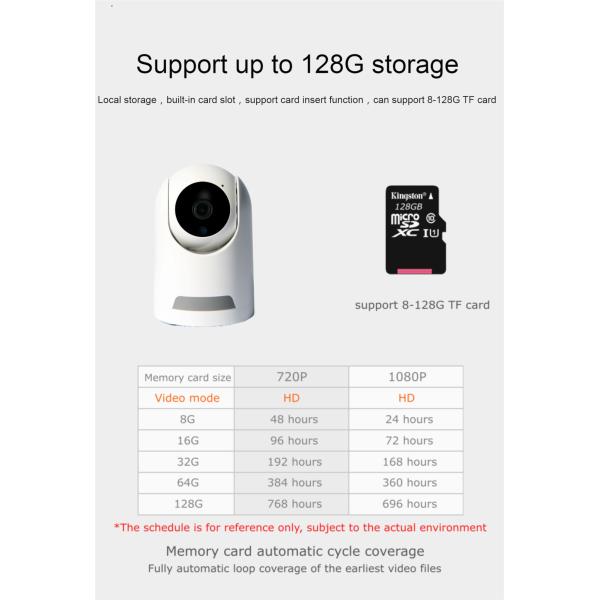 Home Security Tuya Ip Wireless Wifi Smart Camera(JV-TY212QH(Y21))