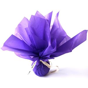 Recycled 17gsm Light Purple Tissue Paper Flower Packaging wrapping