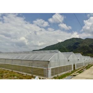 China Hot-Dipped Galvanized Large Greenhouse with UV-Resistant Plastic Cover on sale