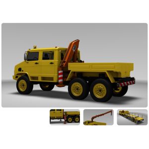 136 KW Transport Semi Trailer Pipeline Repair Vehicle Maintenance Underground