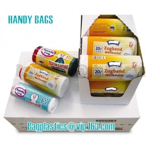 Roll Bags, Bin Liners, Nappy Bags, Nappy Sack, Diaper Bag, Alufix, Rubbish Bag,