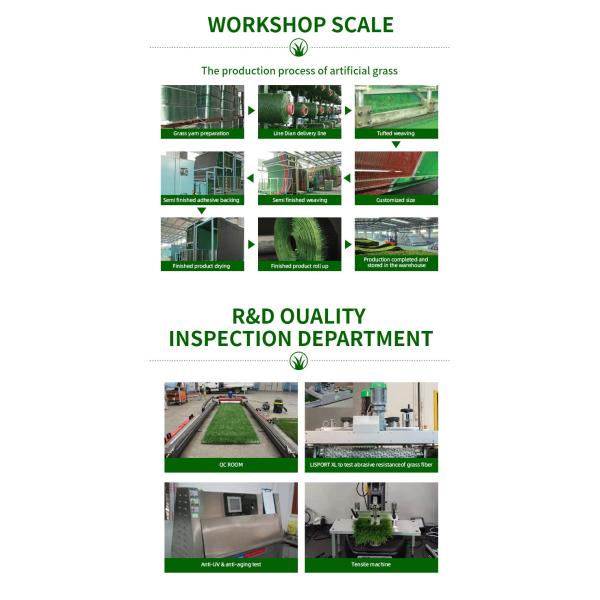 Artificial Grass for Garden Decoration Fake Grass Synthetic Turf UV Resistant Easy Install