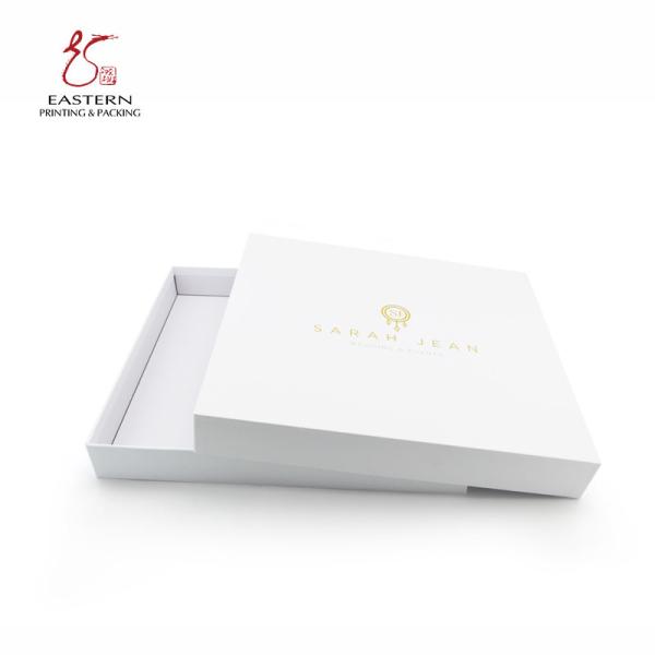Buy 45mm Height 220mm Length Hard Cardboard Gift Boxes With Lids at wholesale prices