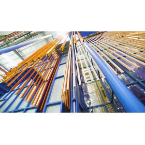 China 480 60Hz  Vertical Powder Coating Line Constructs Projection of Aluminium on sale