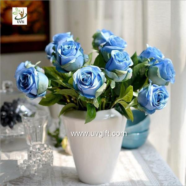 UVG FRS65 colorful silk fake rose flower for wedding table centerpiece arrangements
